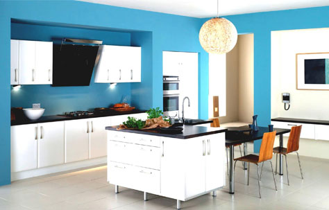 رنگ آبی انتخاب درستی برای آشپزخانه است؟