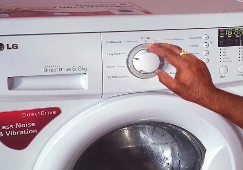 ریست لباسشویی ال جی با استفاده از دکمه ریست دستگاه