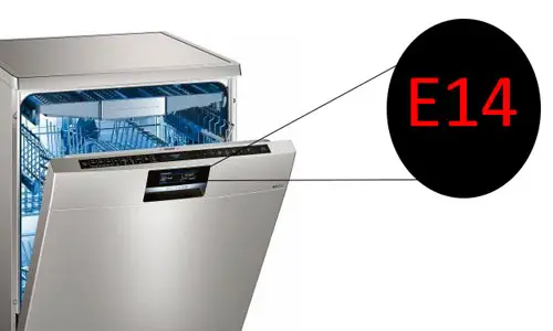خطا E14 یا F14 ظرفشویی بوش