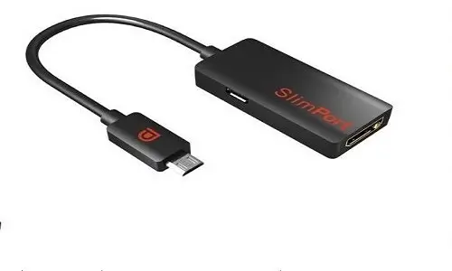 اتصال گوشی به تلویزیون با Slimport