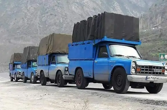 نرخ کرایه وانت باربری و نیسان باربری شهرستان